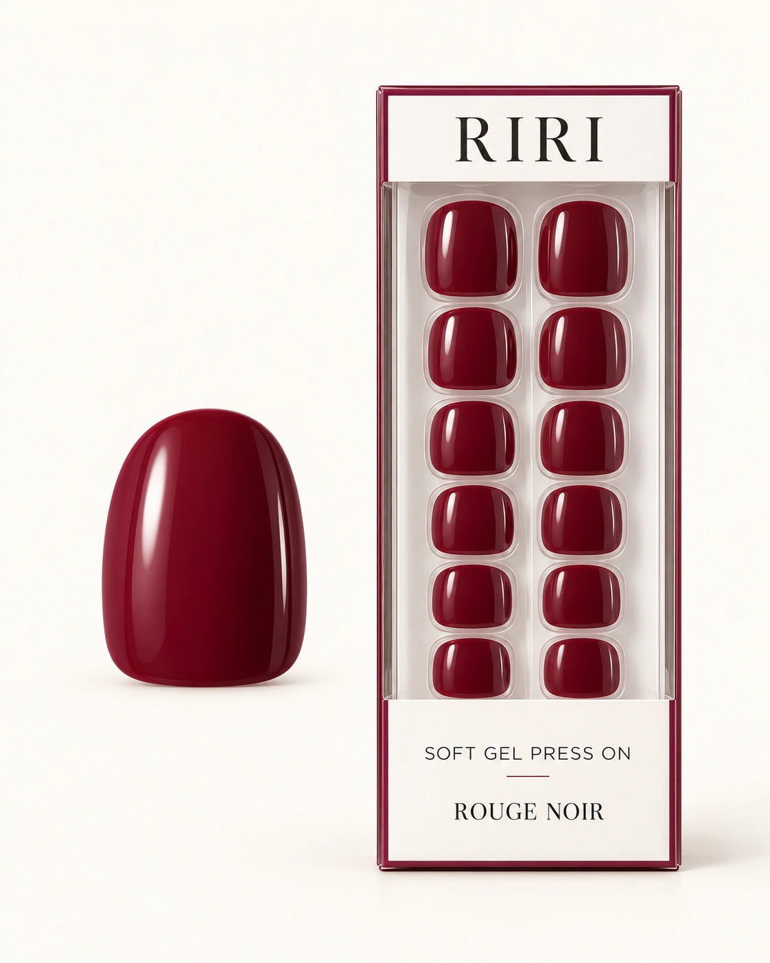 RIRI Rouge Noir Press On